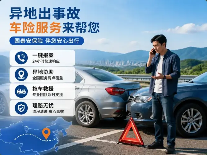 车辆异地出事故怎么办？长途驾驶中的车险服务应该提前了解