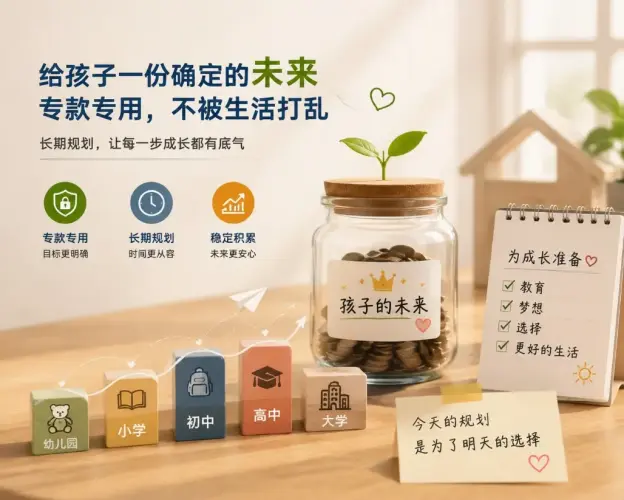 给孩子存了一笔钱，几年后却拿去用了：长期资金为什么需要“专门安排”？