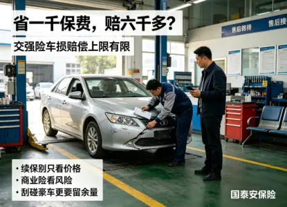 车险快到期了，续保是只买交强险就够了，还是“全险”更安心？