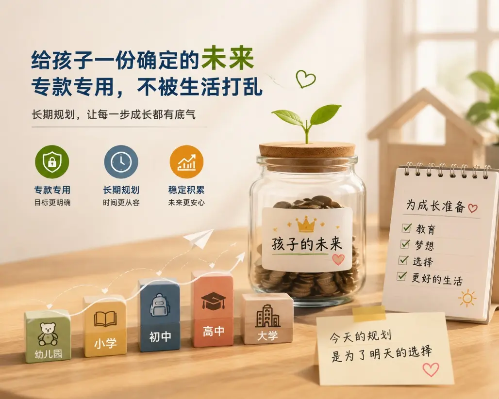 给孩子存了一笔钱，几年后却拿去用了：长期资金为什么需要“专门安排”？(图1)