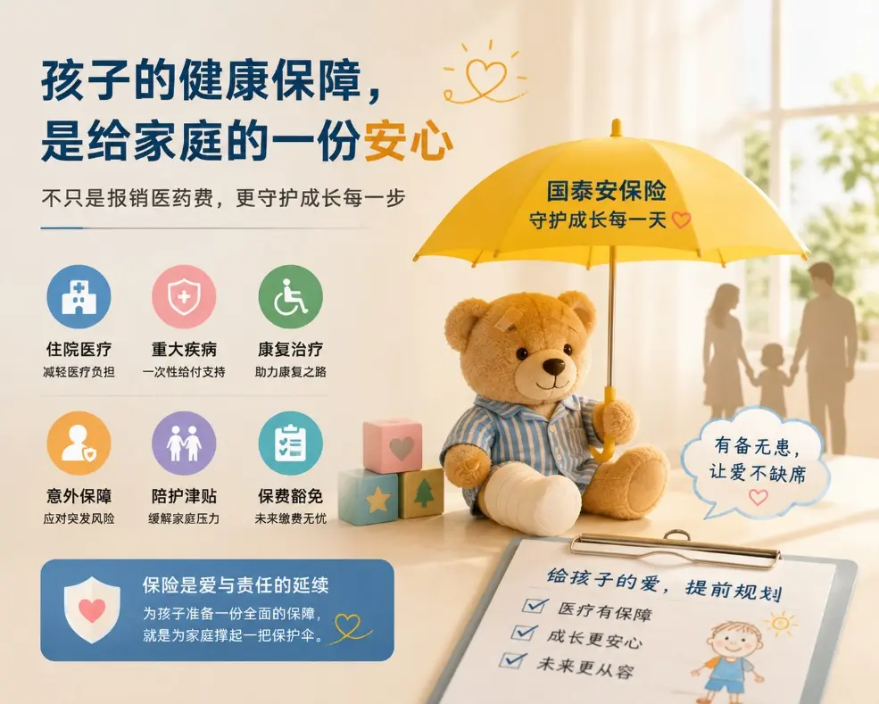 孩子第一次住院后，父母才发现少儿保险不只是“报销医药费”(图1)
