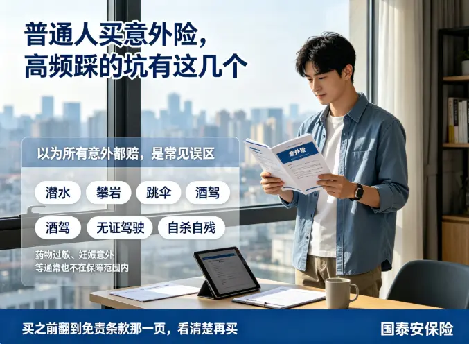 普通人买意外险，高频踩的坑有这几个(图1)