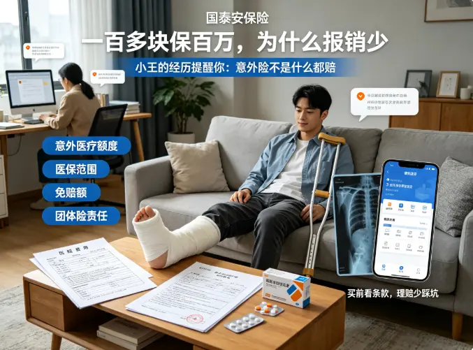 意外险，一百多块保百万，但这几种“意外”真不一定赔(图1)